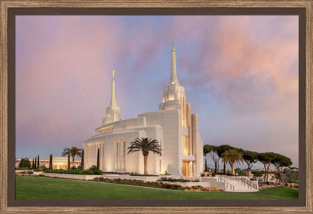 Rome Temple - Evening Glow
