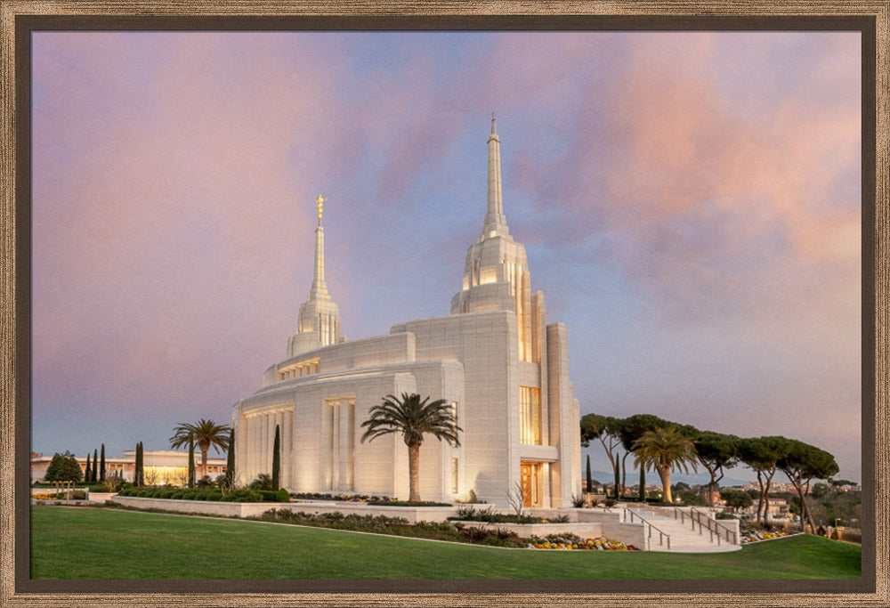 Rome Temple - Evening Glow