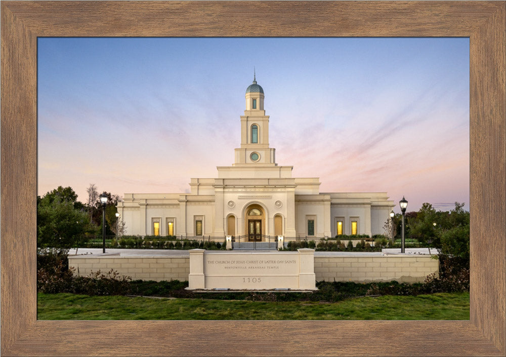 Bentonville Arkansas Temple- Morning Light