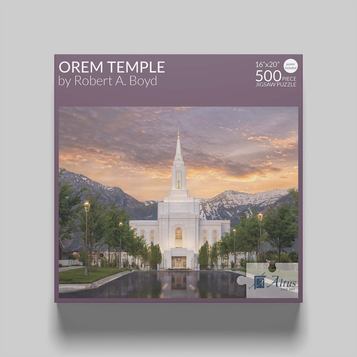 Orem Temple 16x20 jigsaw puzzle 500 pieces
