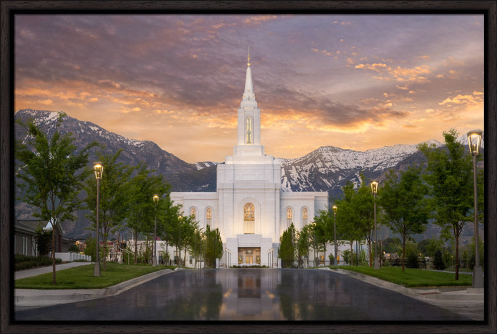Orem Temple - Sunrise