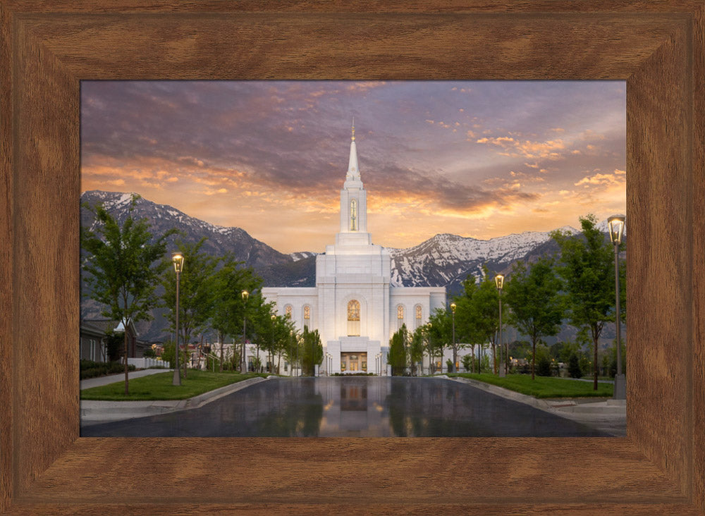 Orem Temple - Sunrise