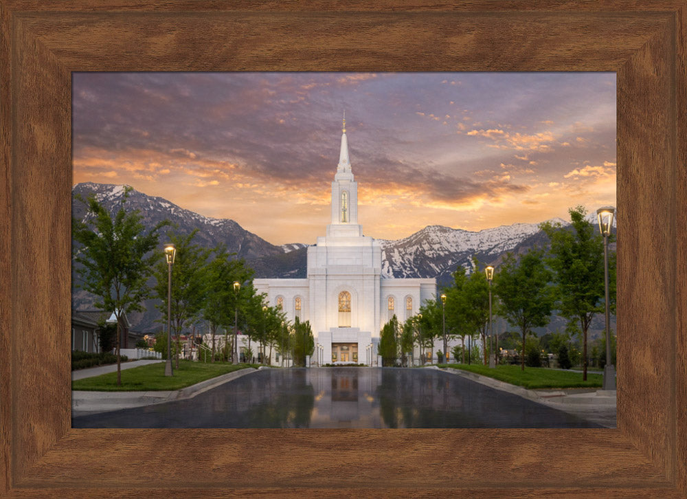 Orem Temple - Sunrise