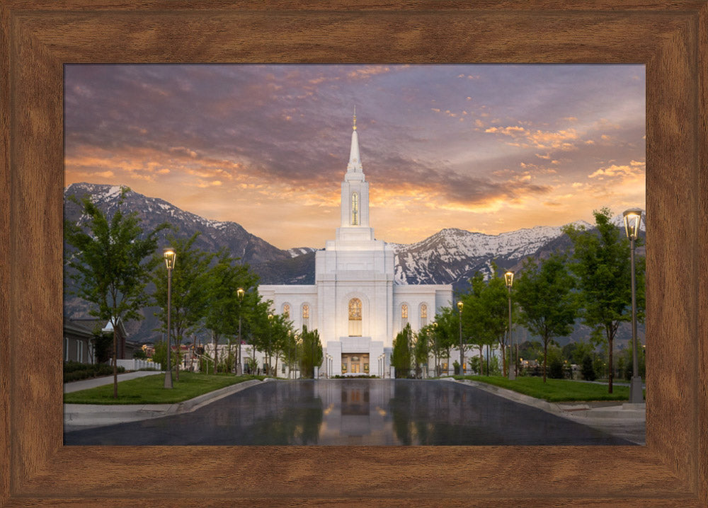 Orem Temple - Sunrise