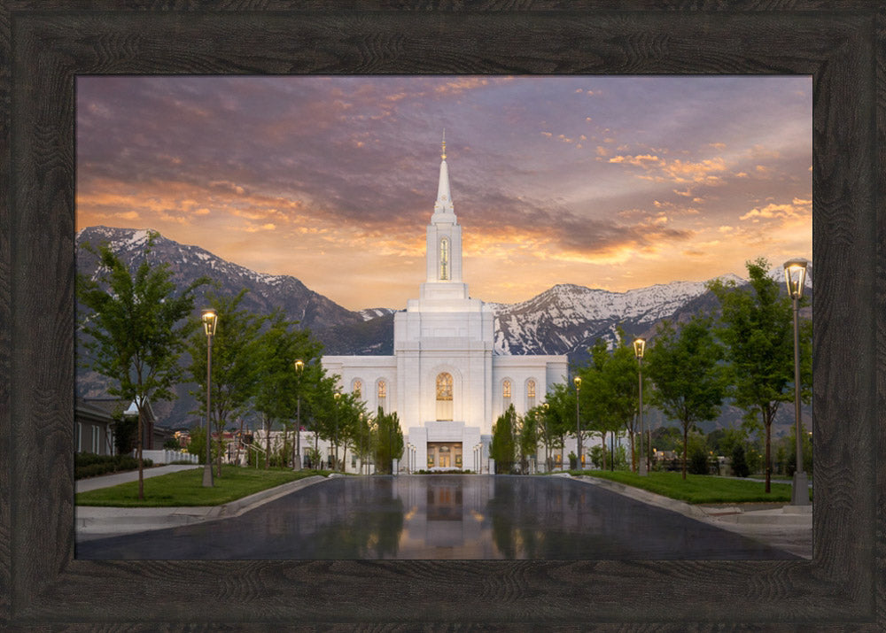 Orem Temple - Sunrise