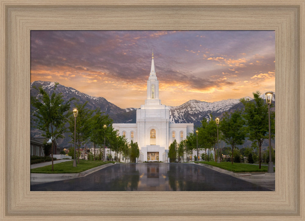 Orem Temple - Sunrise