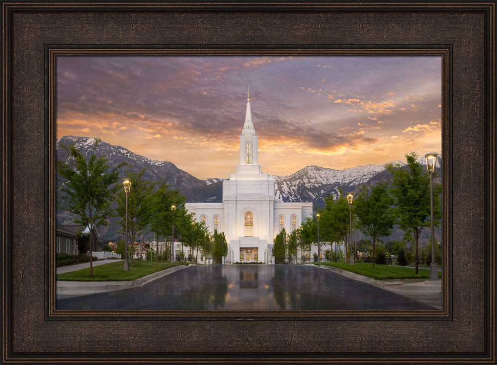 Orem Temple - Sunrise