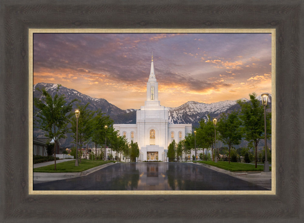 Orem Temple - Sunrise