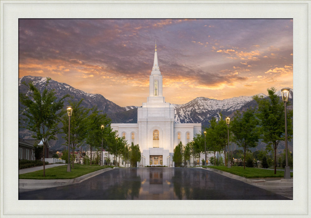 Orem Temple - Sunrise