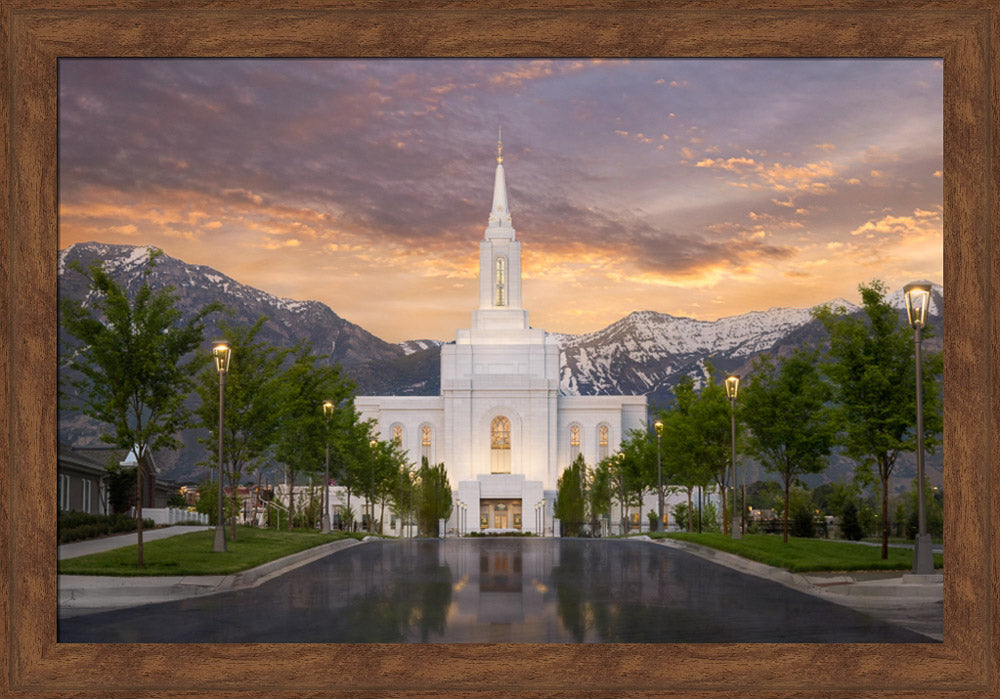 Orem Temple - Sunrise