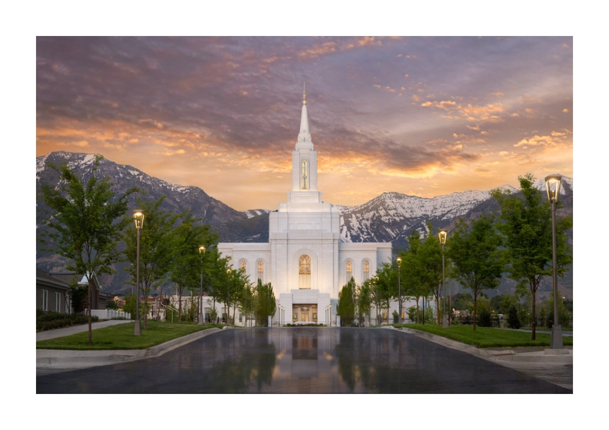Orem Temple - Sunrise