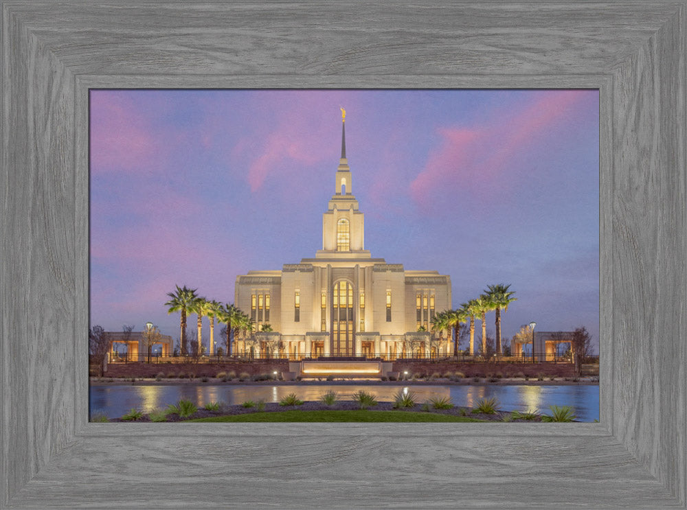 Red Cliffs Utah Temple - Eventide