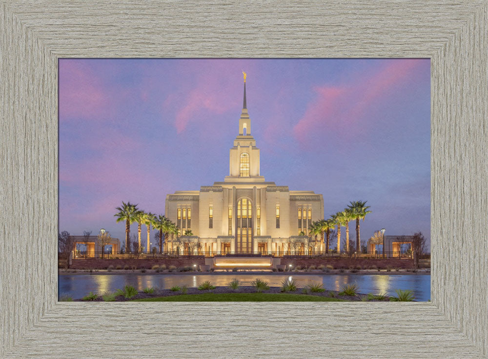 Red Cliffs Utah Temple - Eventide