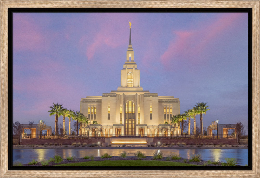 Red Cliffs Utah Temple - Eventide