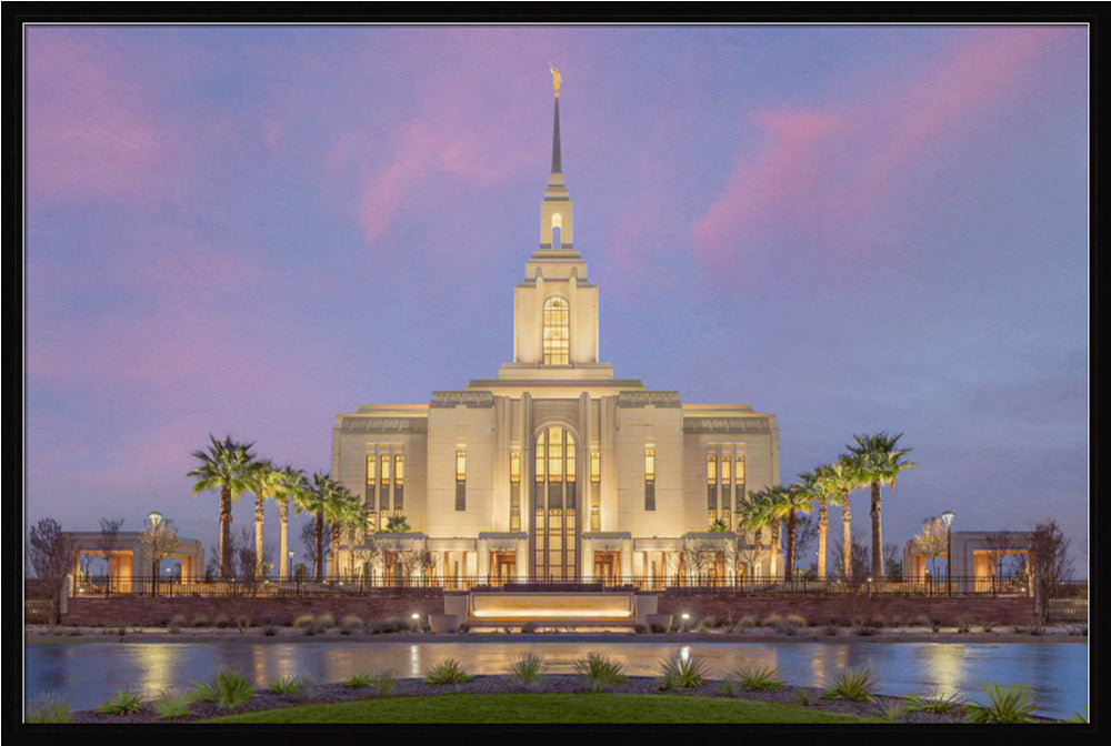 Red Cliffs Utah Temple - Eventide