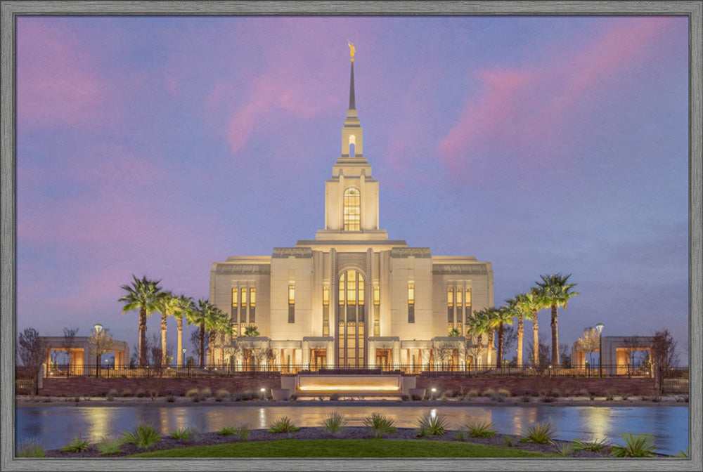 Red Cliffs Utah Temple - Eventide