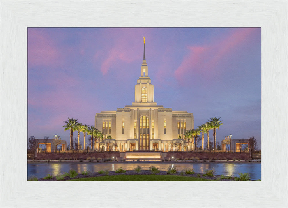 Red Cliffs Utah Temple - Eventide