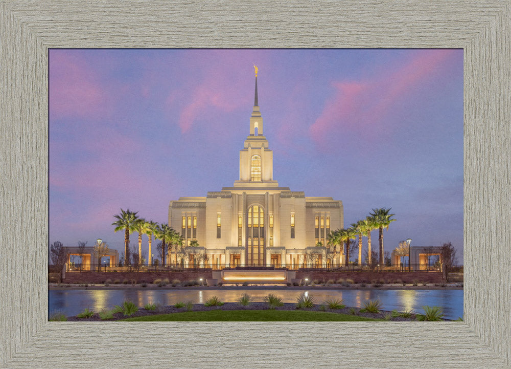 Red Cliffs Utah Temple - Eventide