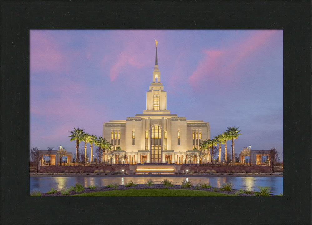 Red Cliffs Utah Temple - Eventide