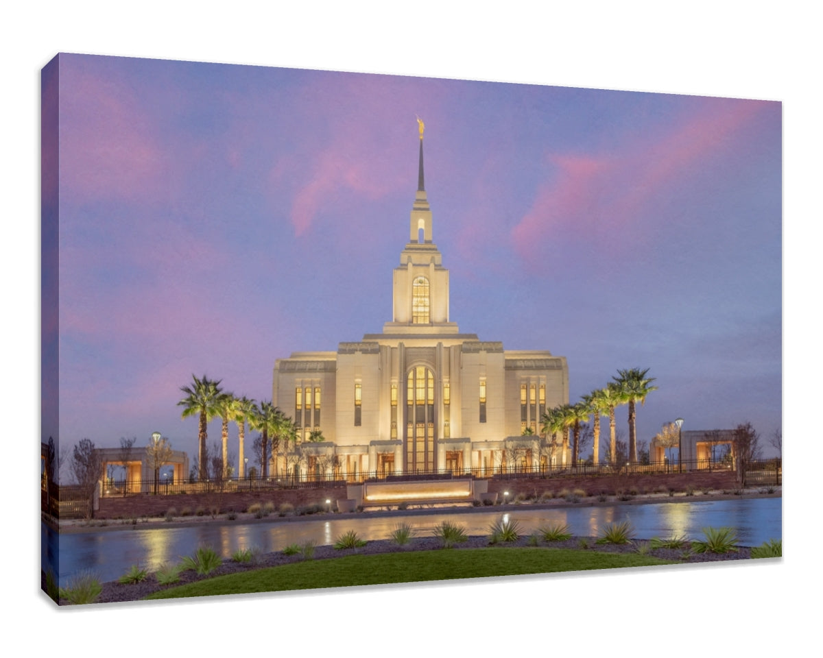 Red Cliffs Utah Temple - Eventide