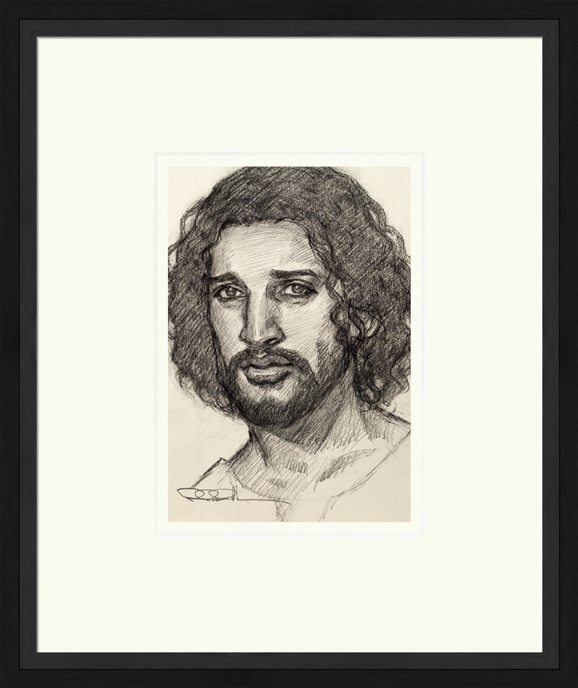 Drawing Study of Christ by Rose Datoc Dall