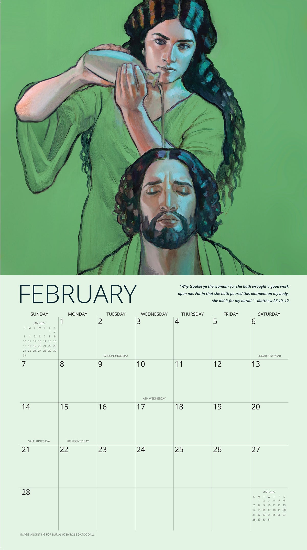 Grace Rose Datoc Dall 2027 Calendar