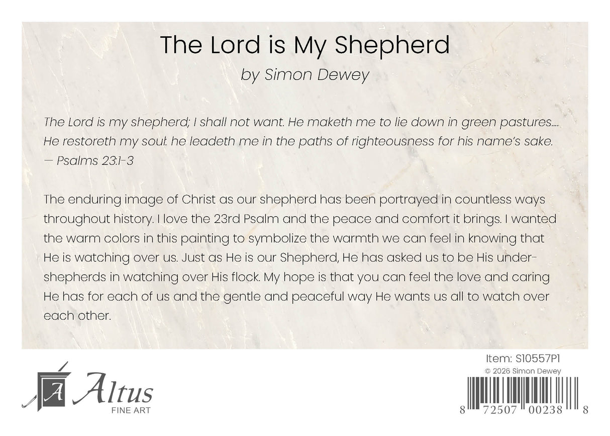 The Lord is My Shepherd by Simon Dewey