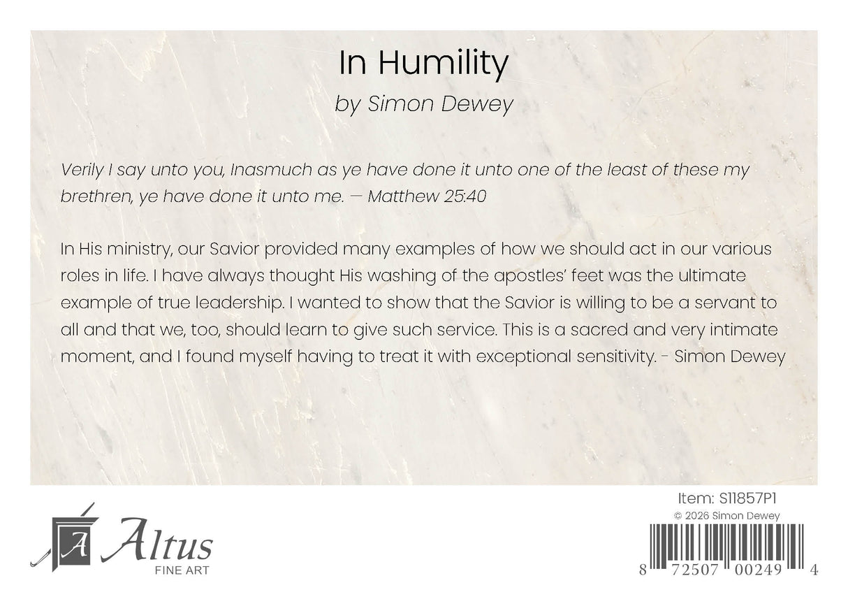 In Humility by Simon Dewey