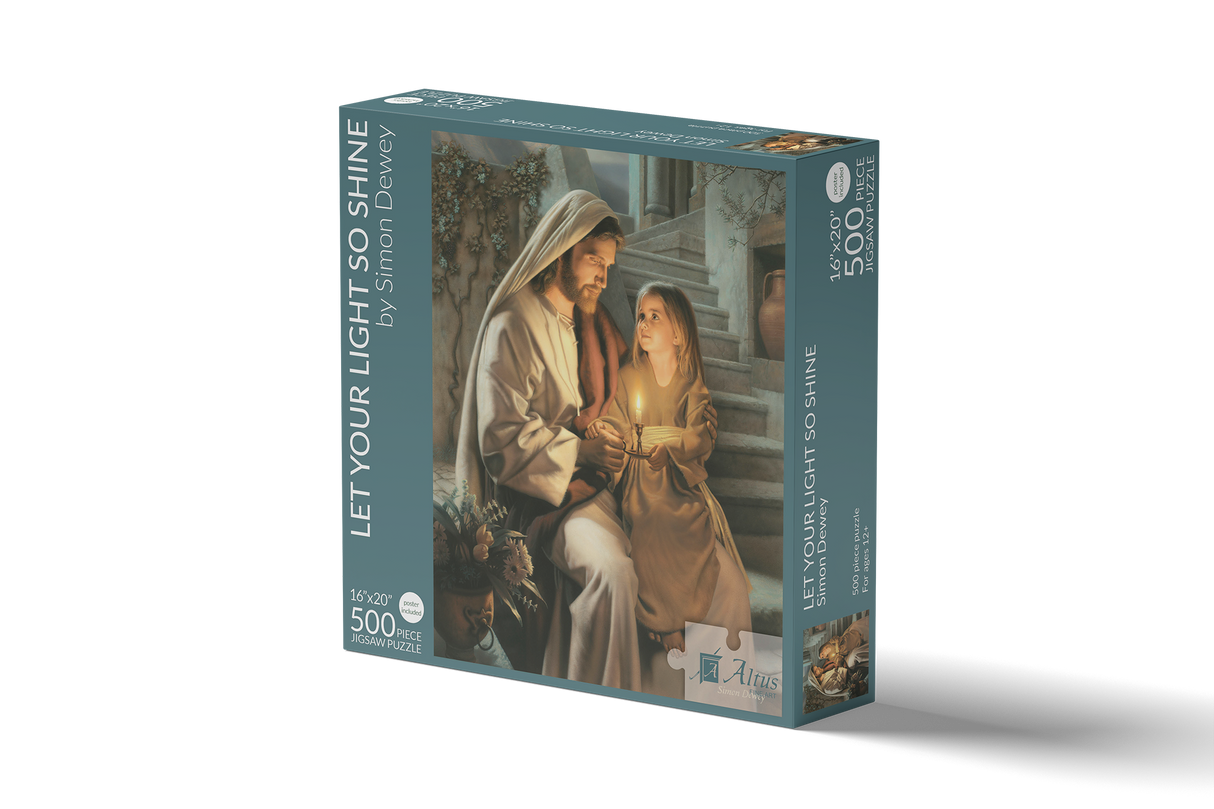 Let Your Light So Shine 16x20 jigsaw puzzle 500 pieces
