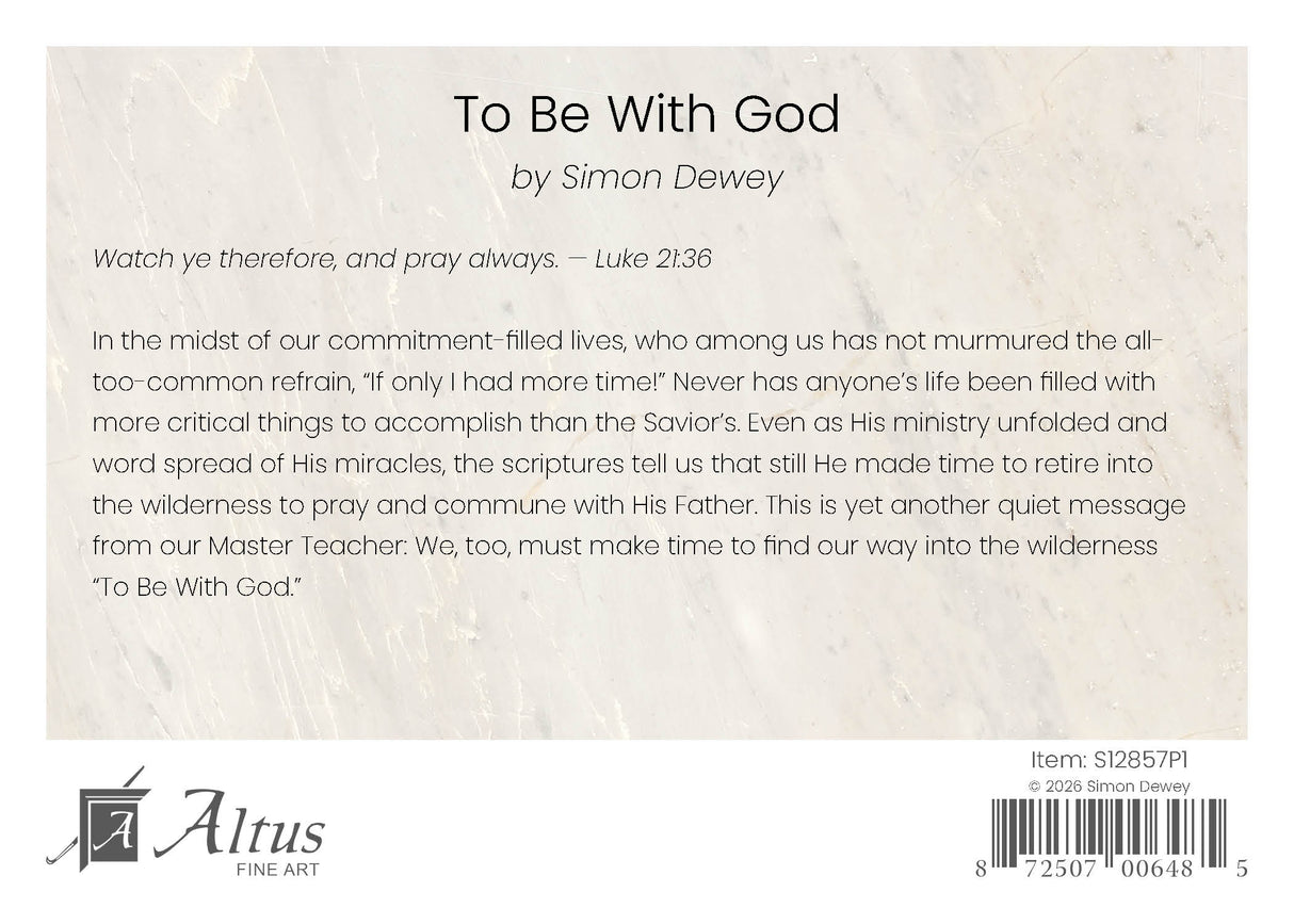 To Be With God by Simon Dewey