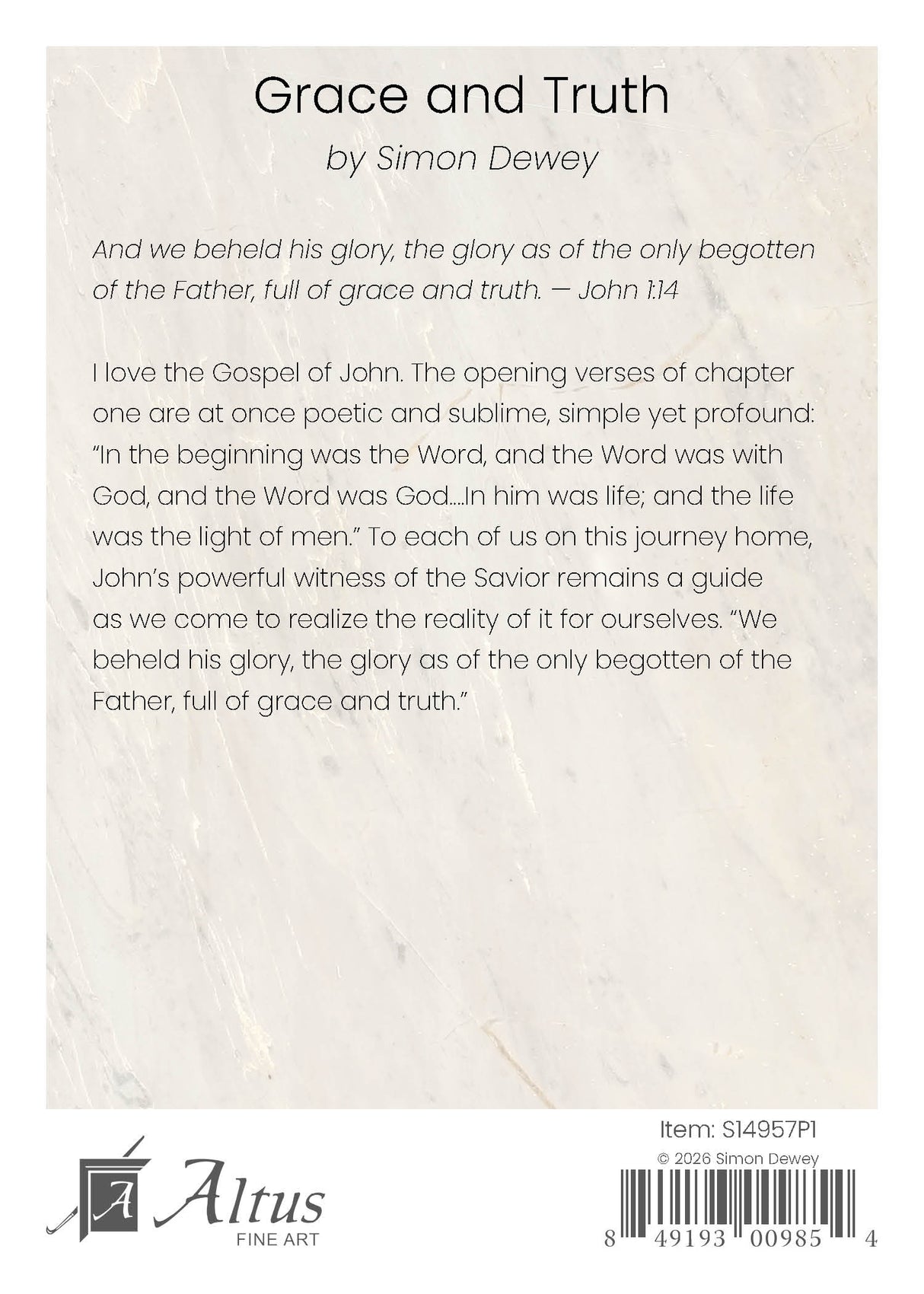 Grace and Truth