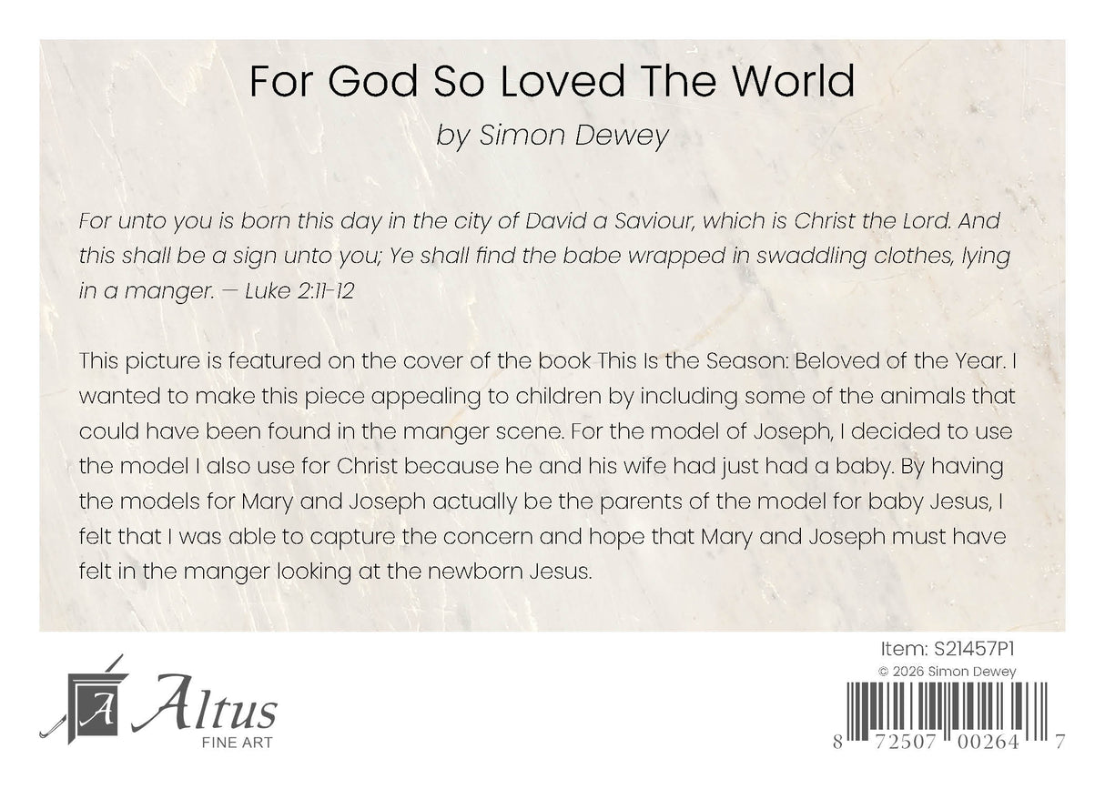 For God So Loved the World