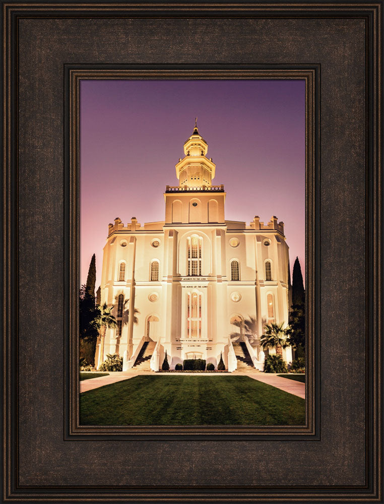 St George Temple - Twilight