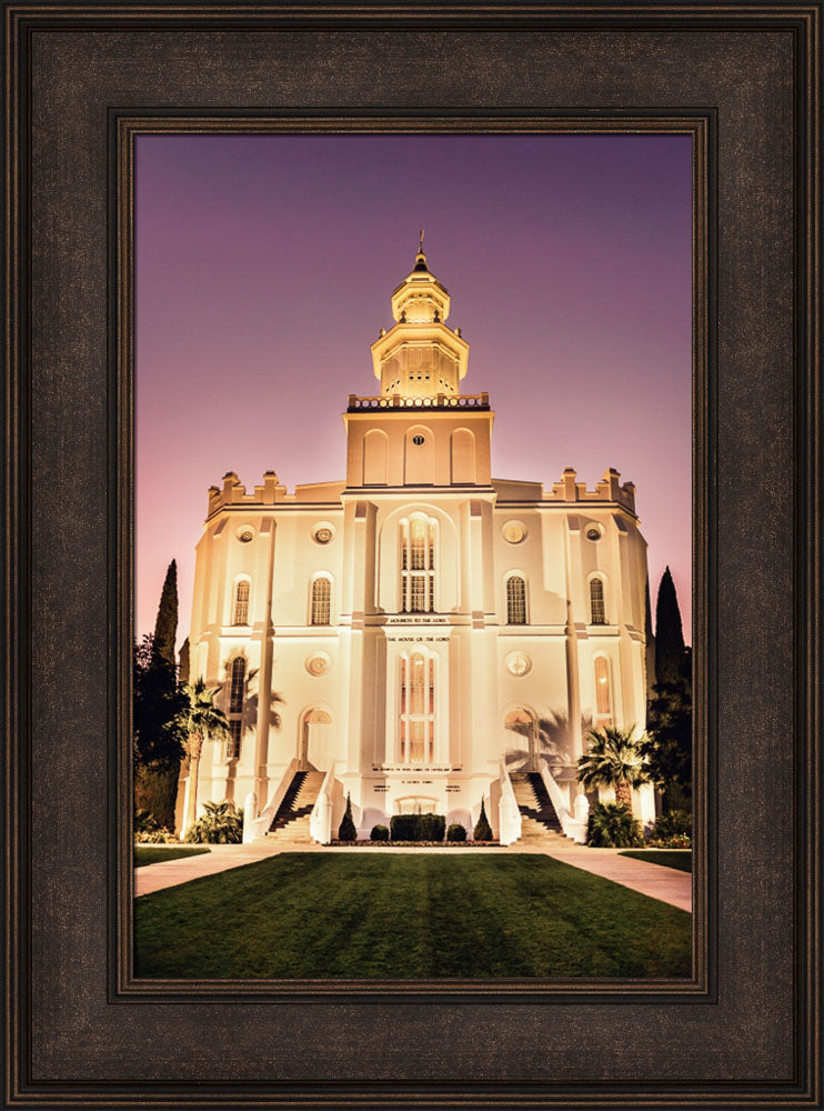 St George Temple - Twilight