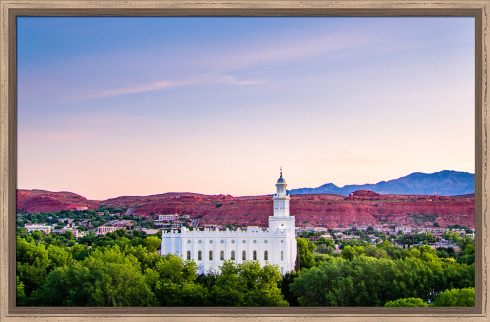 St George Temple - Above the Trees