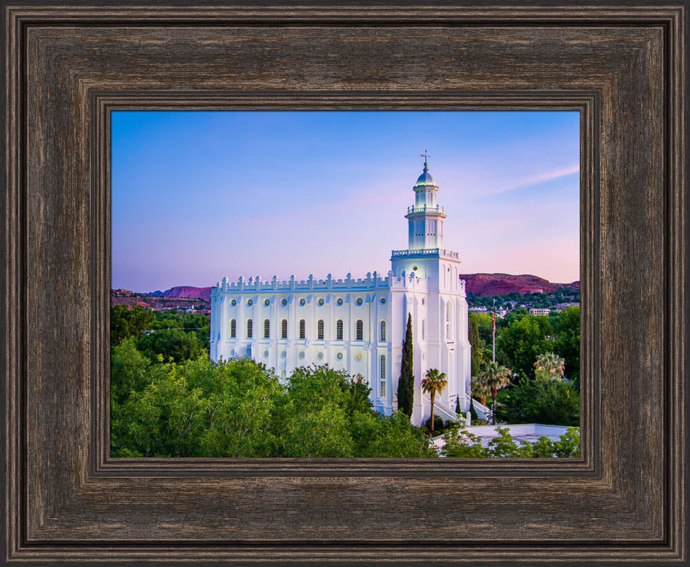 St George Temple - From the Trees