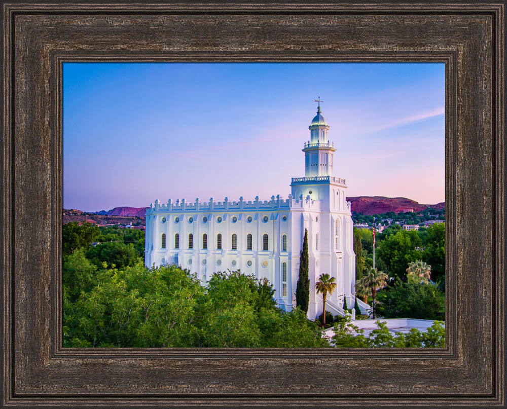 St George Temple - From the Trees