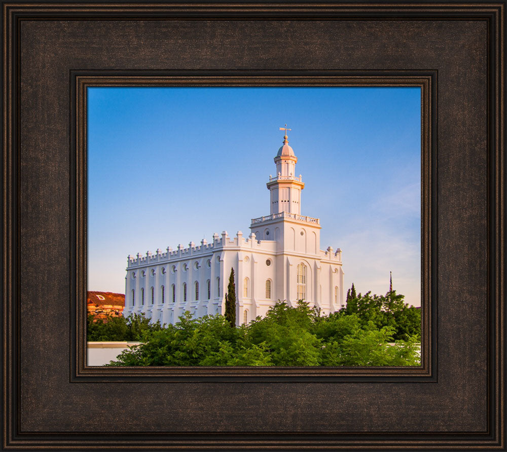 St George Temple - First Light