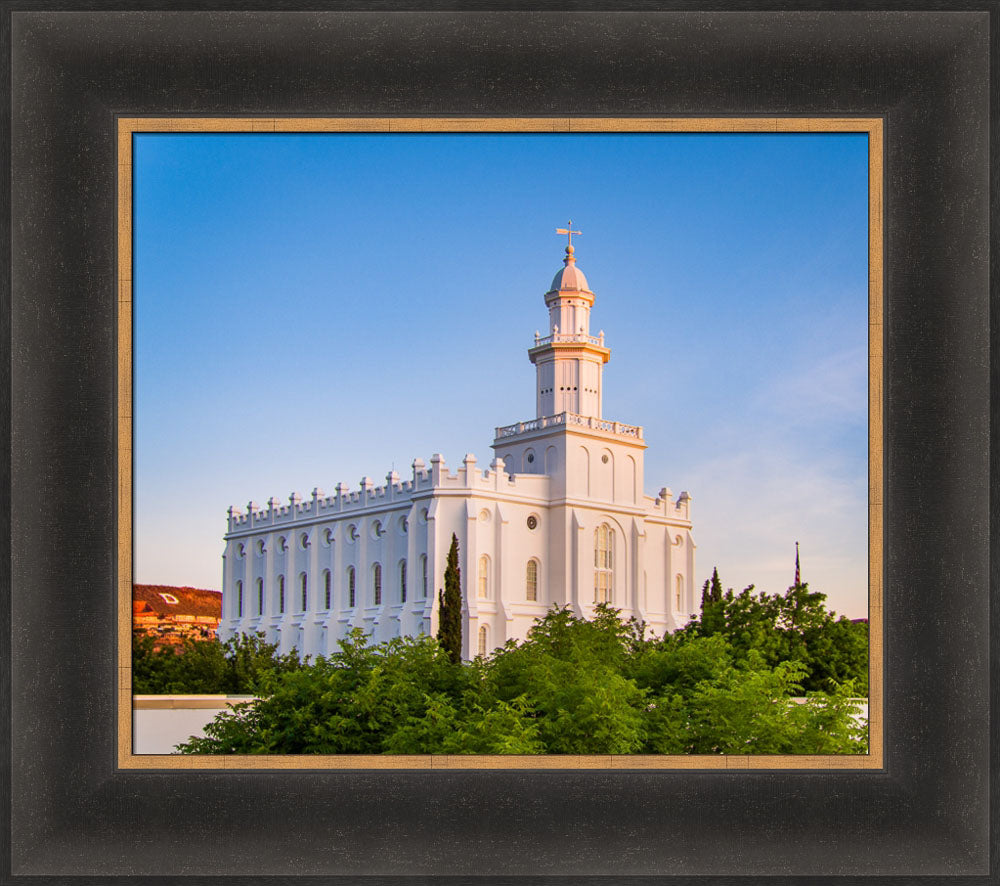 St George Temple - First Light