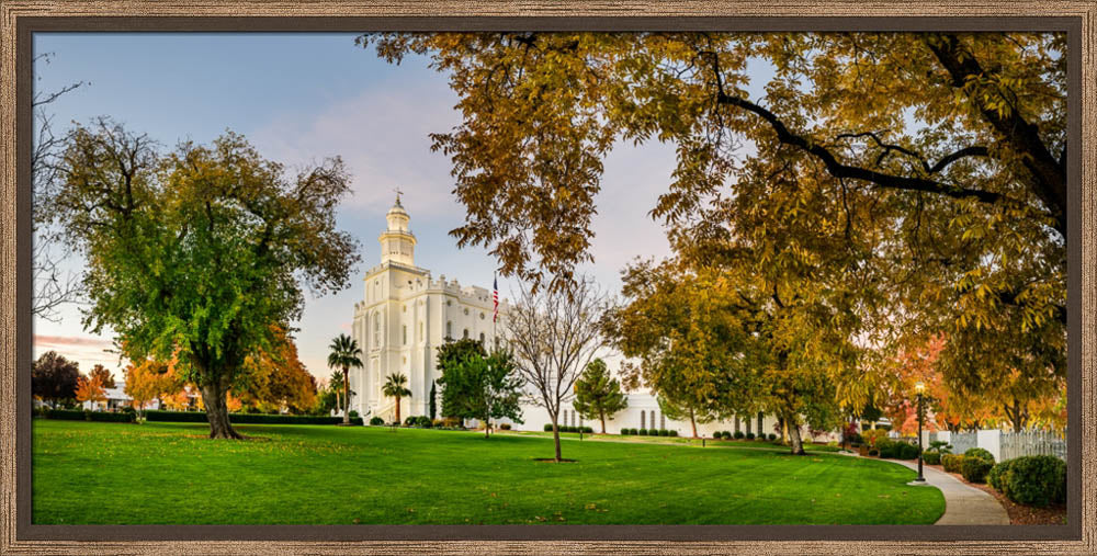 St George Temple - Fall Colors