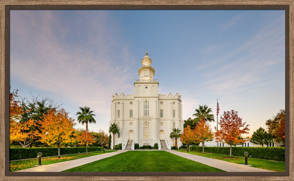 St George Temple - Autumn Path