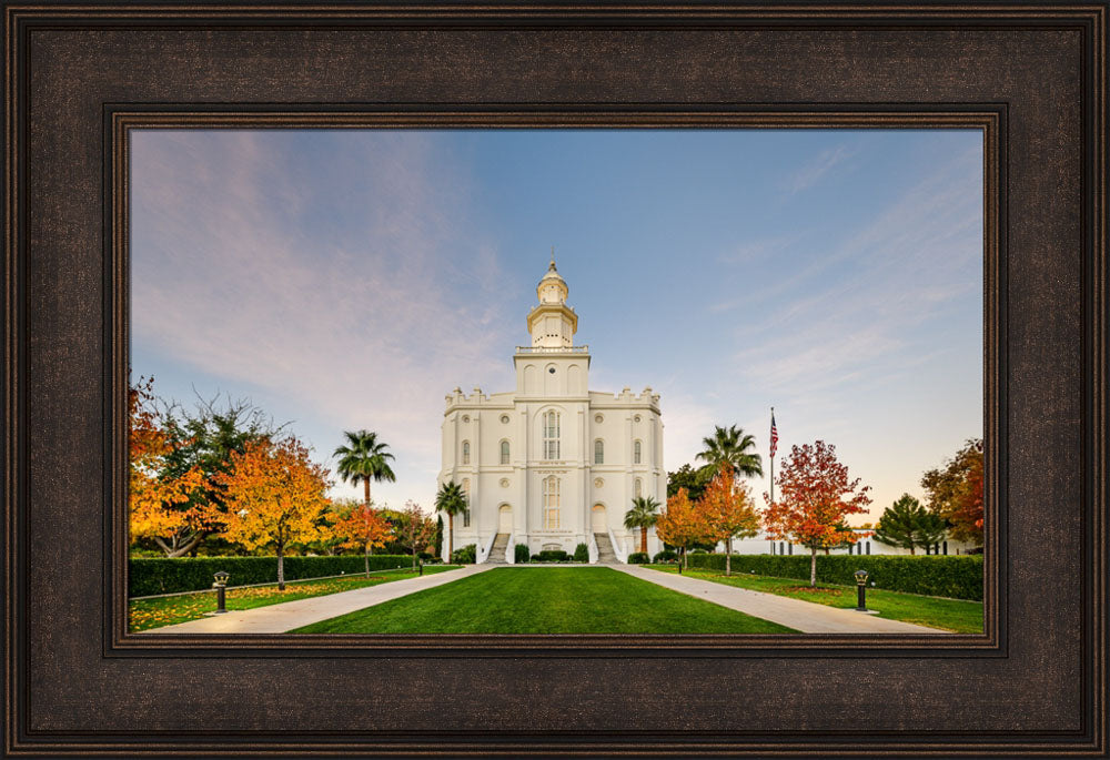 St George Temple - Autumn Path