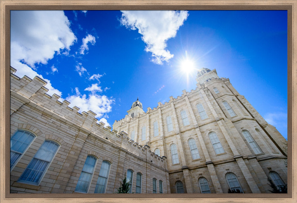 Manti Temple - From Below