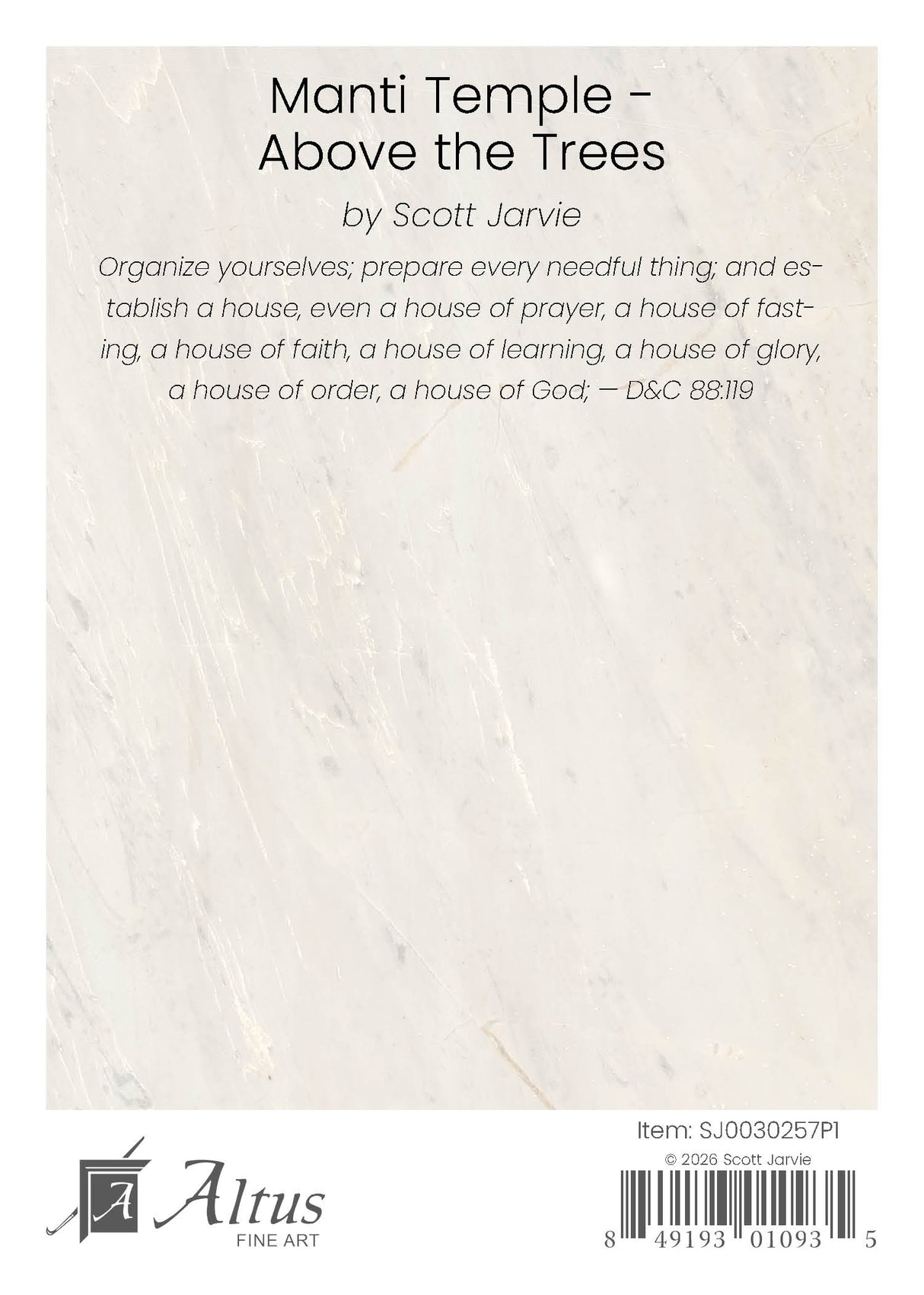 Manti Temple - Above the Trees