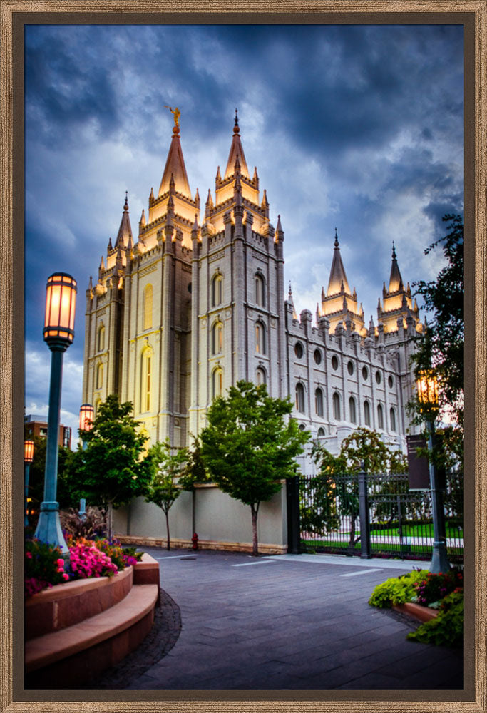 Salt Lake Temple - Evening