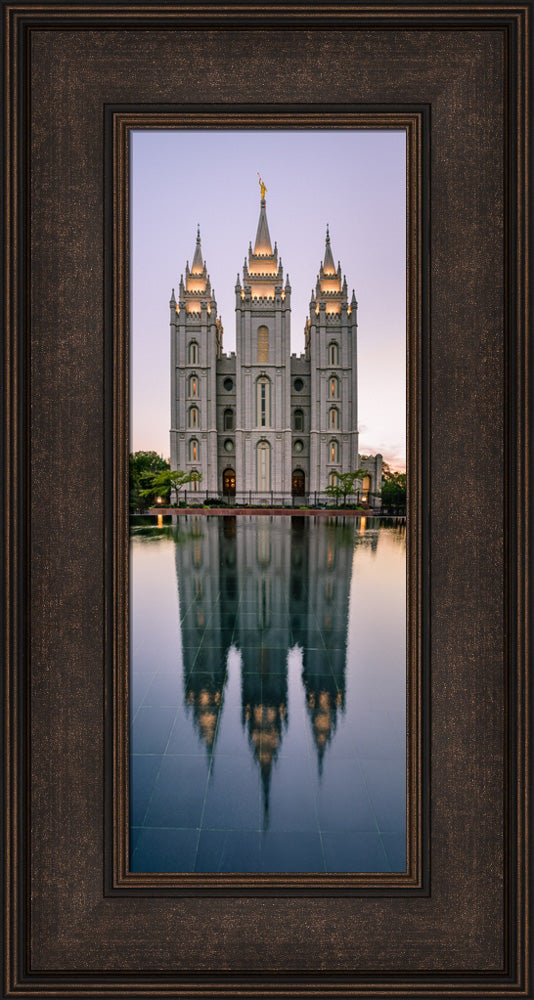 Salt Lake Temple - Tall Reflection