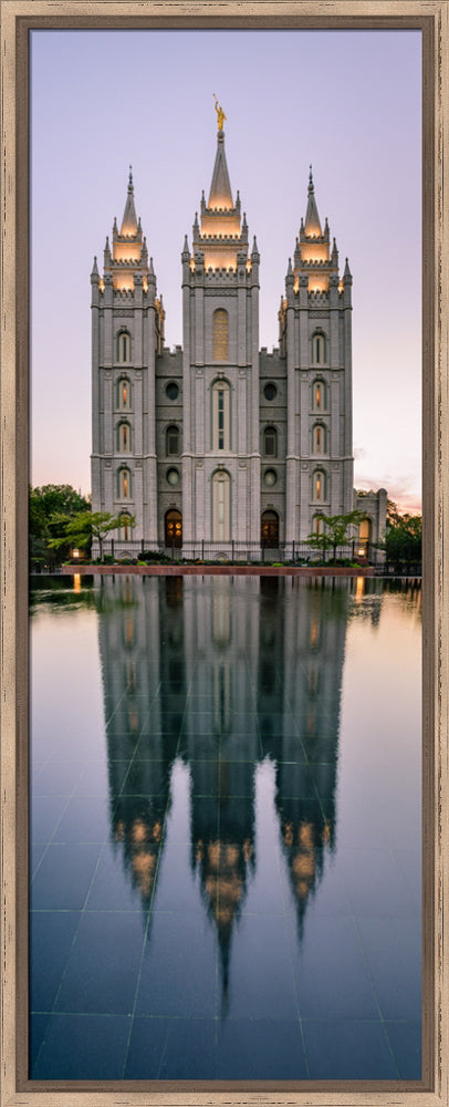 Salt Lake Temple - Tall Reflection