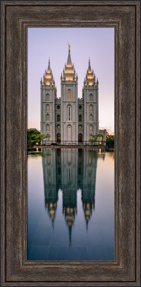 Salt Lake Temple - Tall Reflection