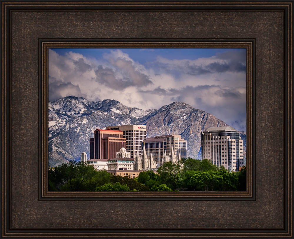 Salt Lake Temple - Downtown View