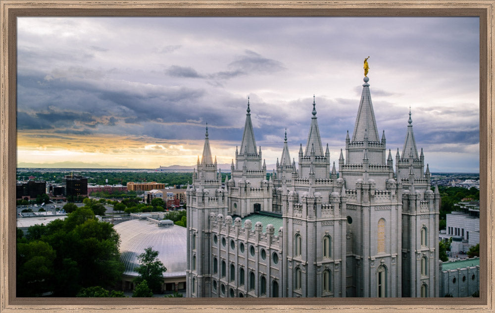 Salt Lake Temple - From Above